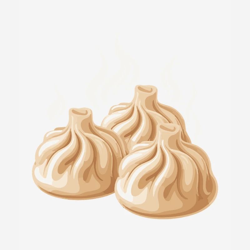 Steaming dumpling design