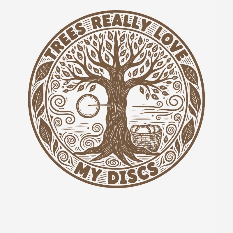 Trees Really Love My Discs Disc Golf Fun