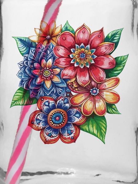 Farbexplosion Blütenbouquet