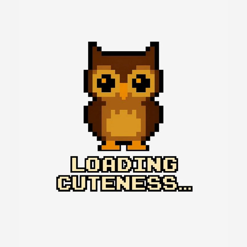 Pixel Owls Loading Cuteness