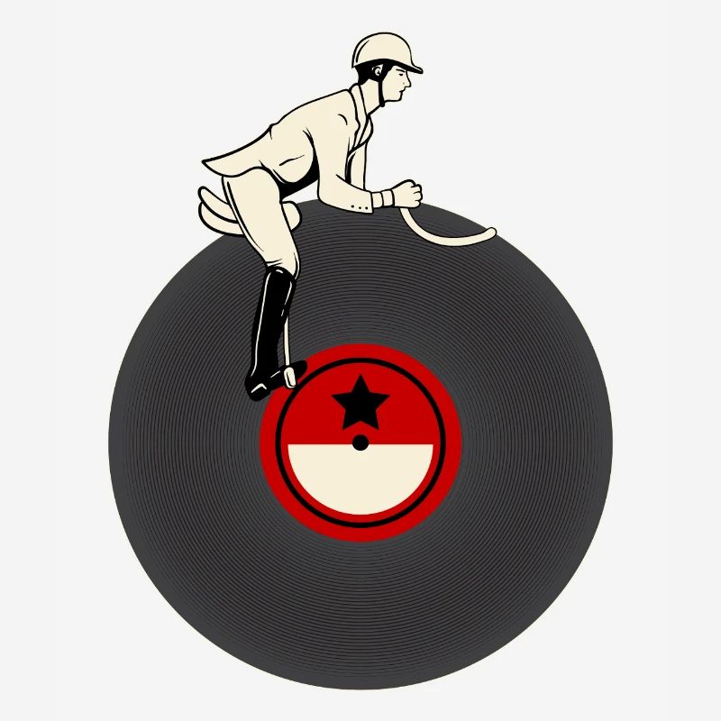 Cavalier sur vinyle