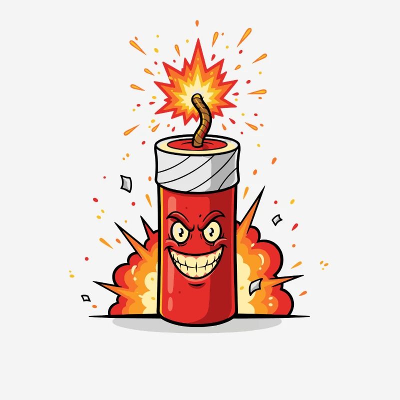 Angry Firecracker Comic