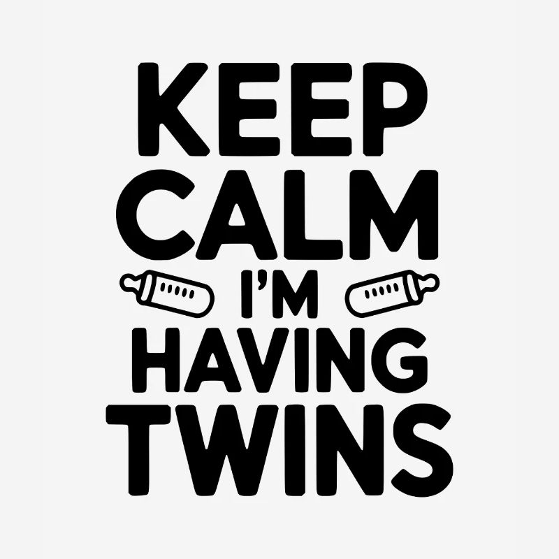 Keep Calm I'm Having Twins