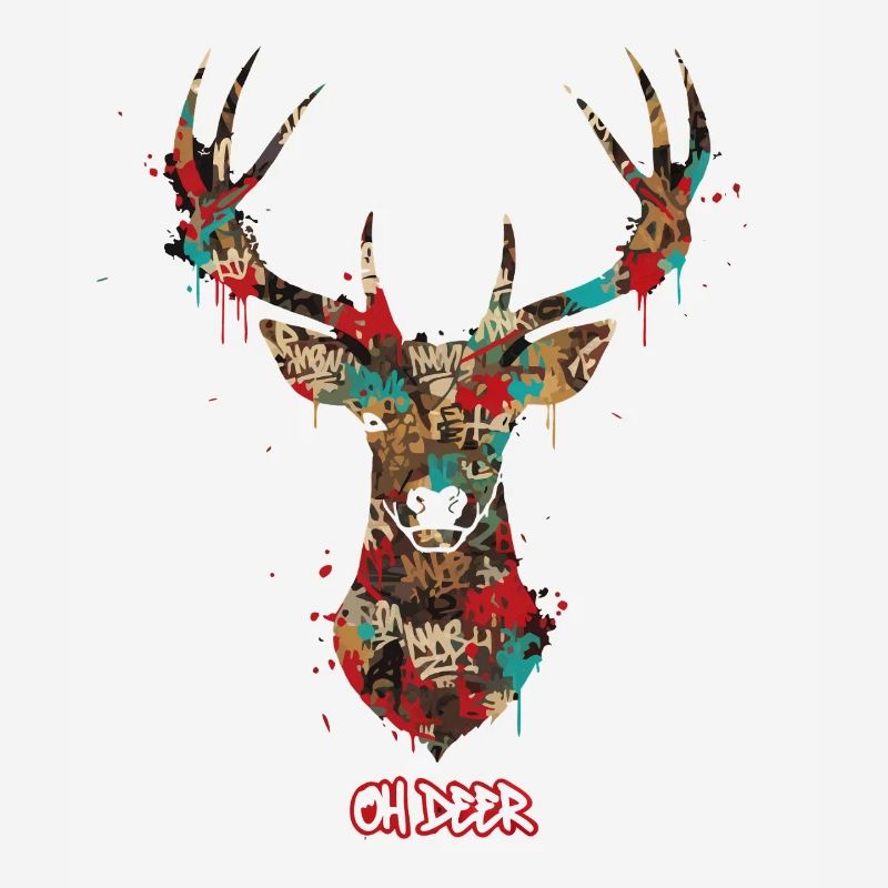 Graffiti de cerf