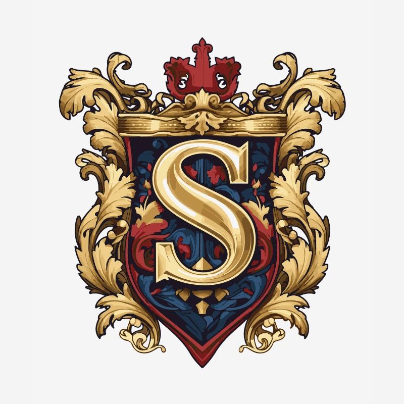 S Buchstabe Name Krone