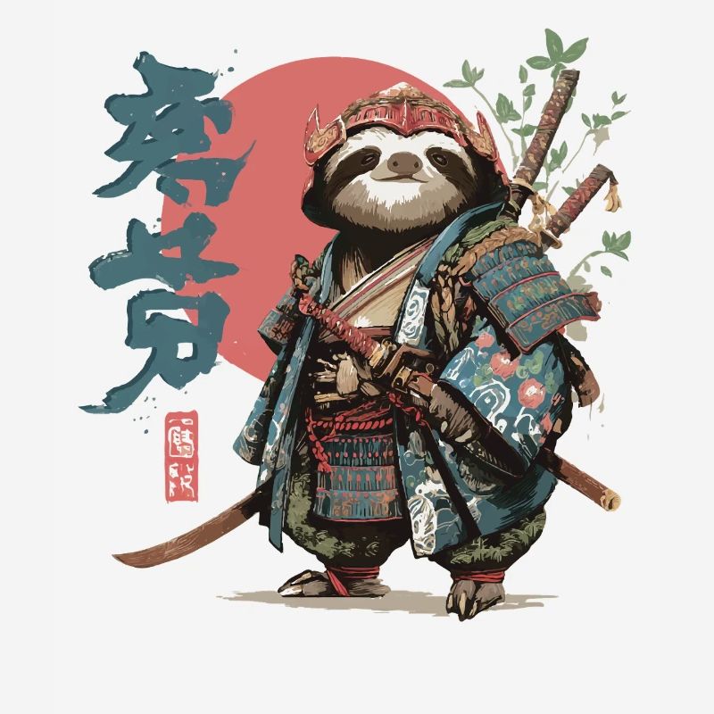 Samurai Sloth Warrior
