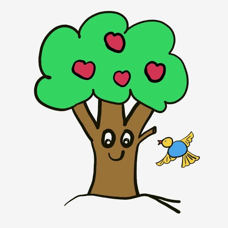 Apple Tree Tree Nature Bird