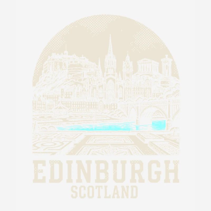 Edinburgh Skyline Blue River