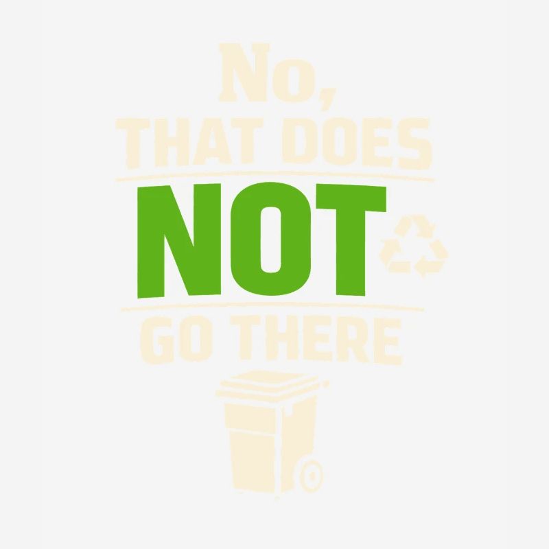 No, that doesn't belong there | Waste separation