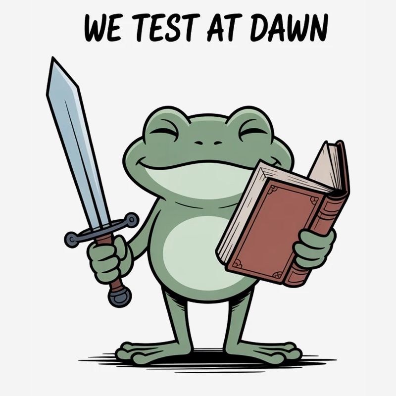 Dawn Quest Frog: Sword & Scroll