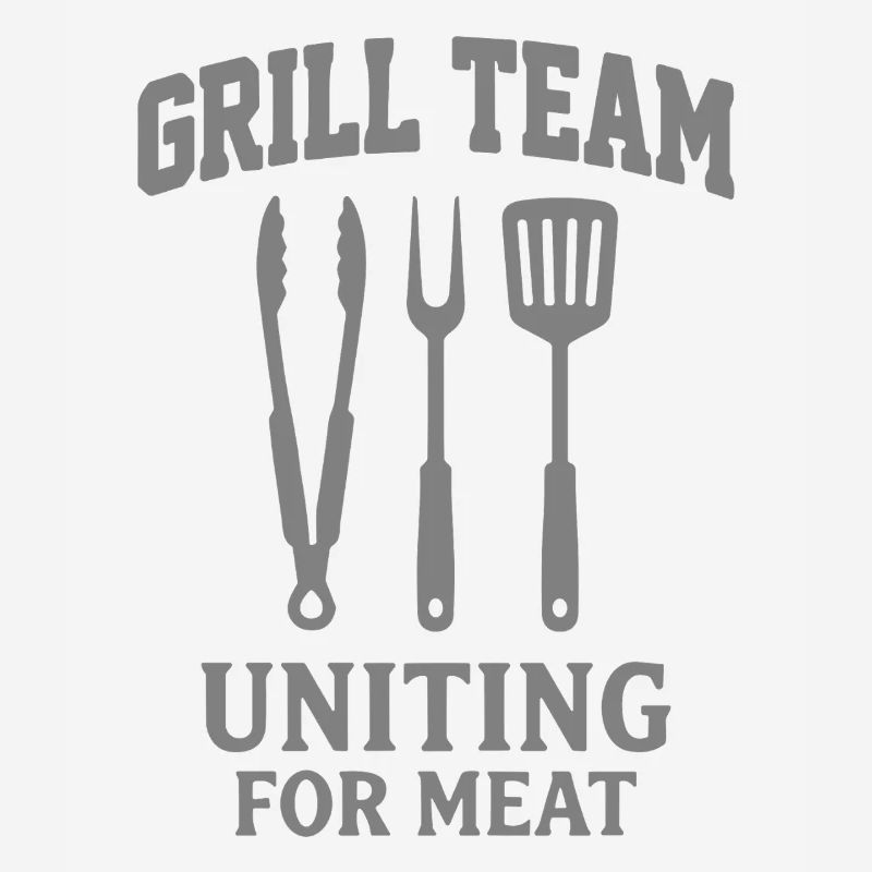 GRILL TEAM UNITING FOR MEAT BBQ Grafik