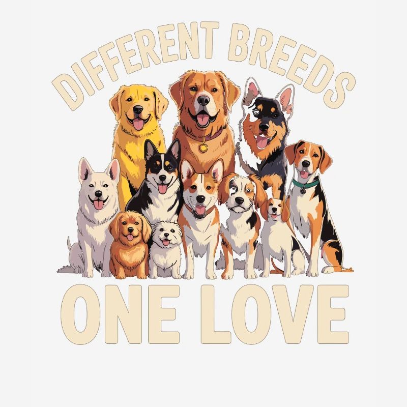 Races différentes : Un aime les chiens