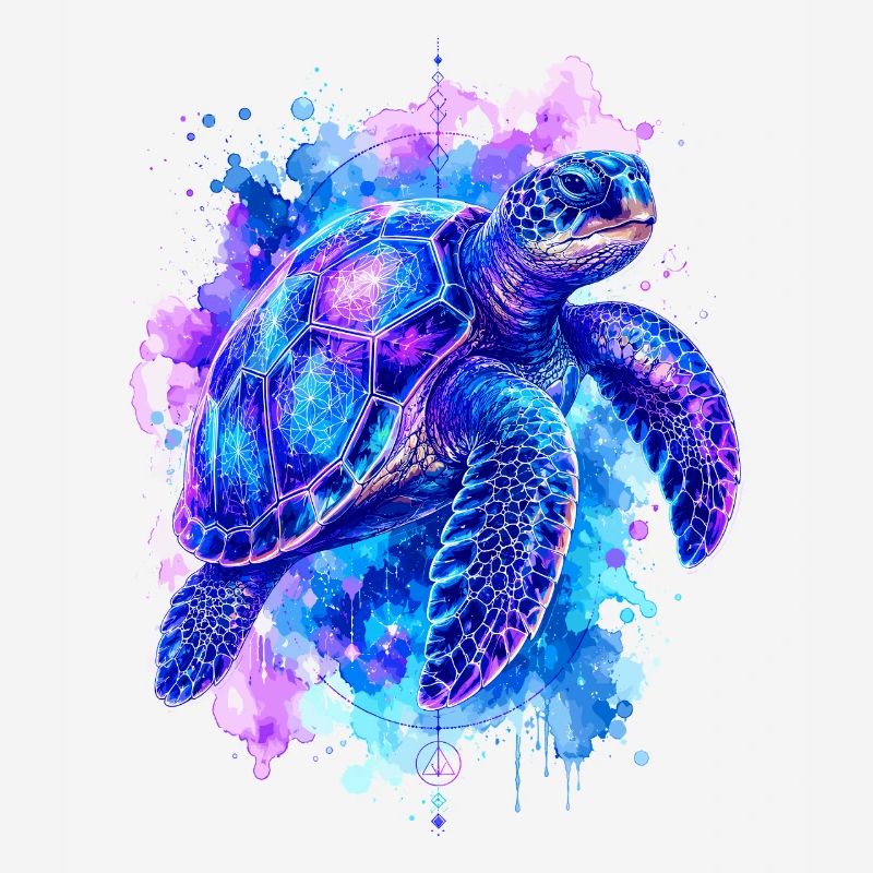 Sea turtle, turtle, water turtle