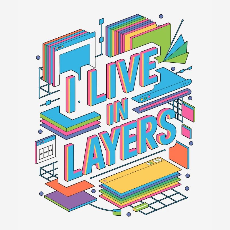 Graphic Designer I Live In Layers Visual Designer