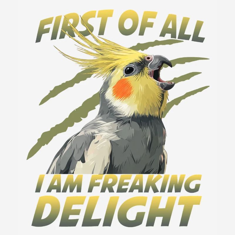 Calopsitte calopsitte oiseau de compagnie perroquet coquin