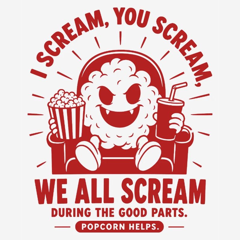 We All Scream Horror Popcorn