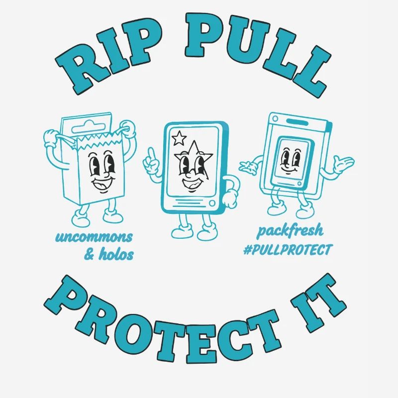 Collection de cartes à collectionner Rip Pull Protect It