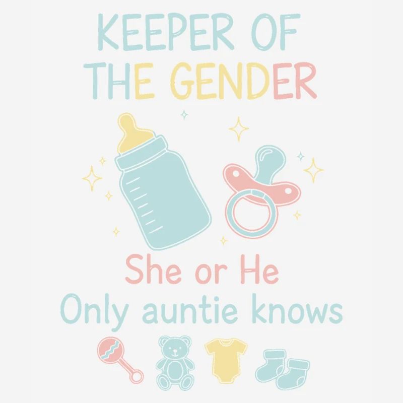 Gender Reveal Hüter des Geschlechts, das sie oder er
