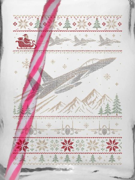 F15 Eagle Weihnachtspullover
