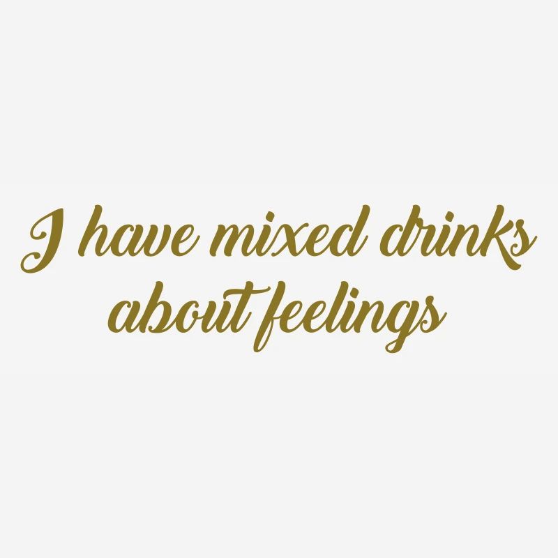 mixed drinks text