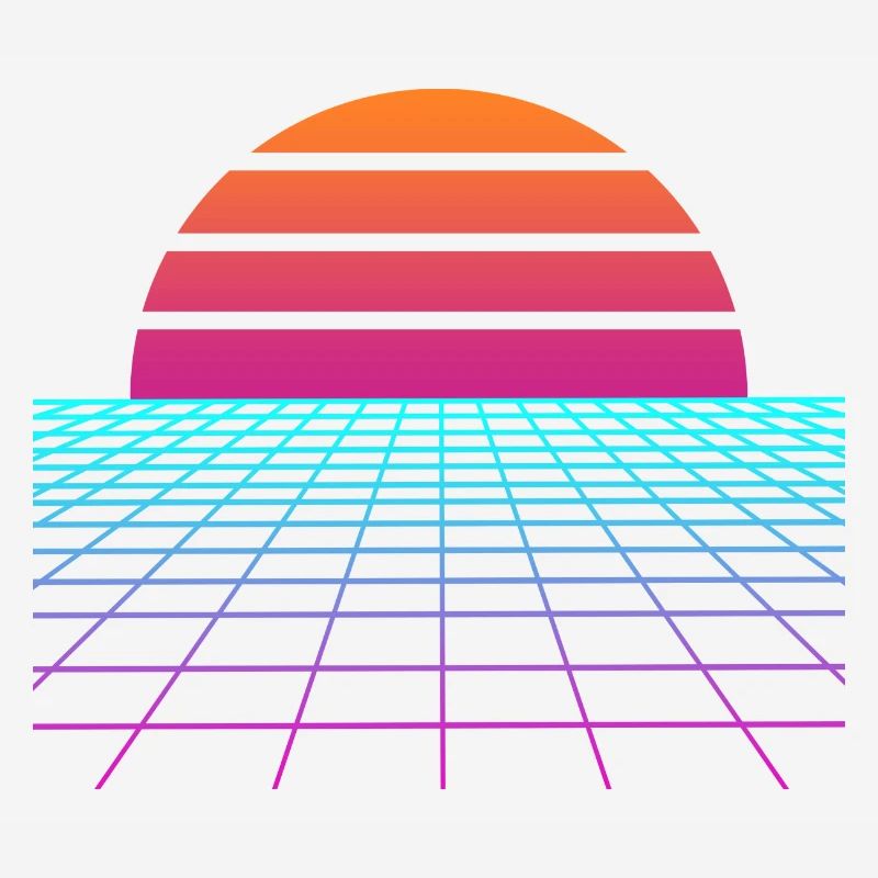 Synthwave Sunset. Painter Poison