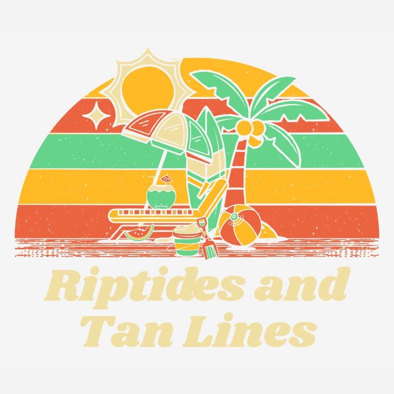 Riptides et Tan Lines Beach Bains de soleil Océan