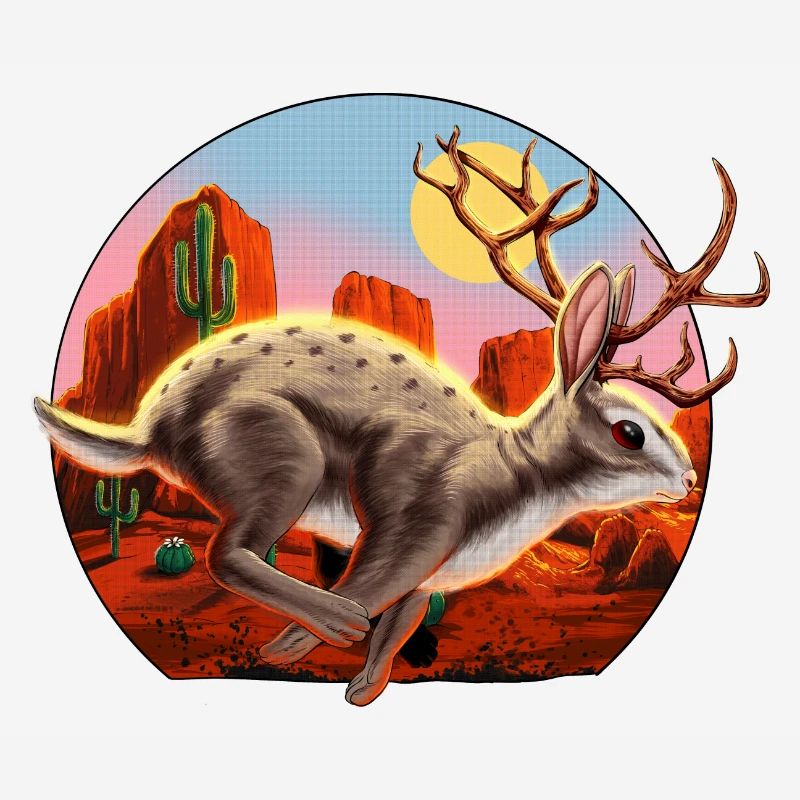 Jackalope Lapin cryptide