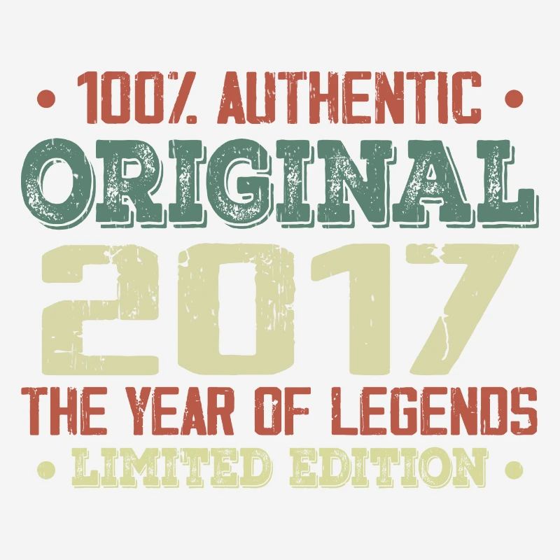 Legend since 2017 Born in 2017 - 7th Birthday