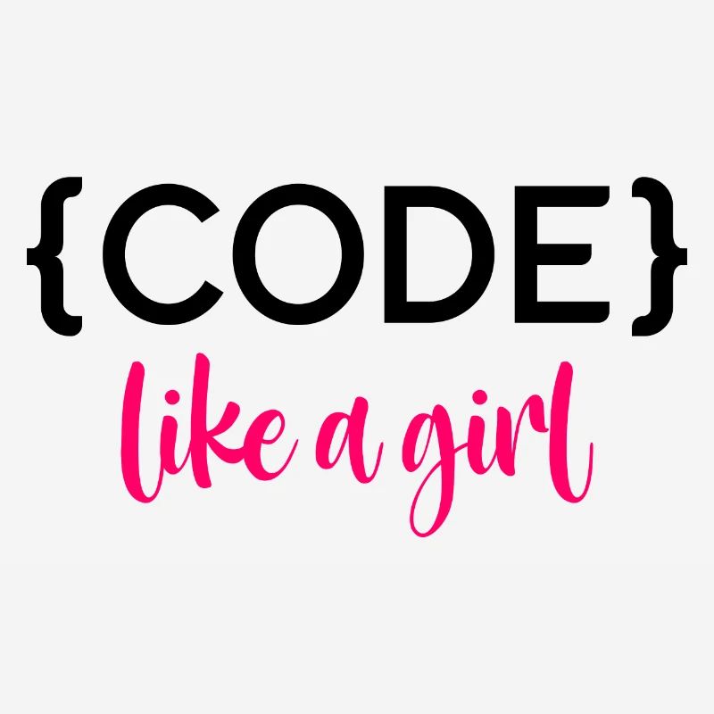 Code Like A Girl Programming Coder Computer Geek D