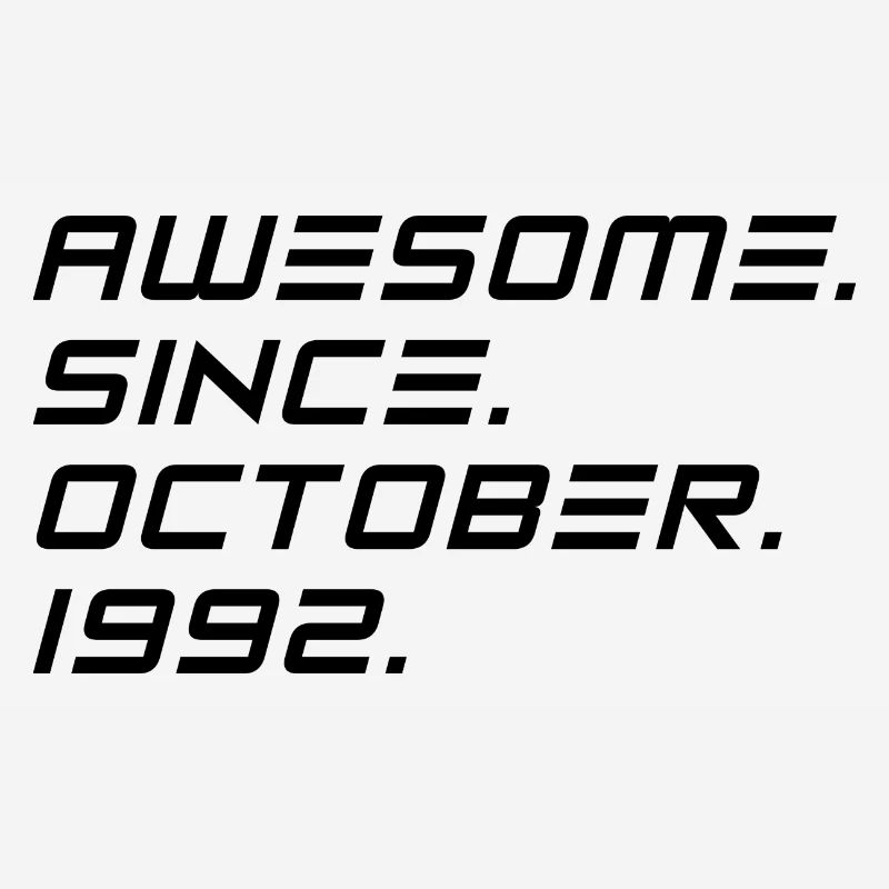 October 1992 - 30th birthday gift. Legend.