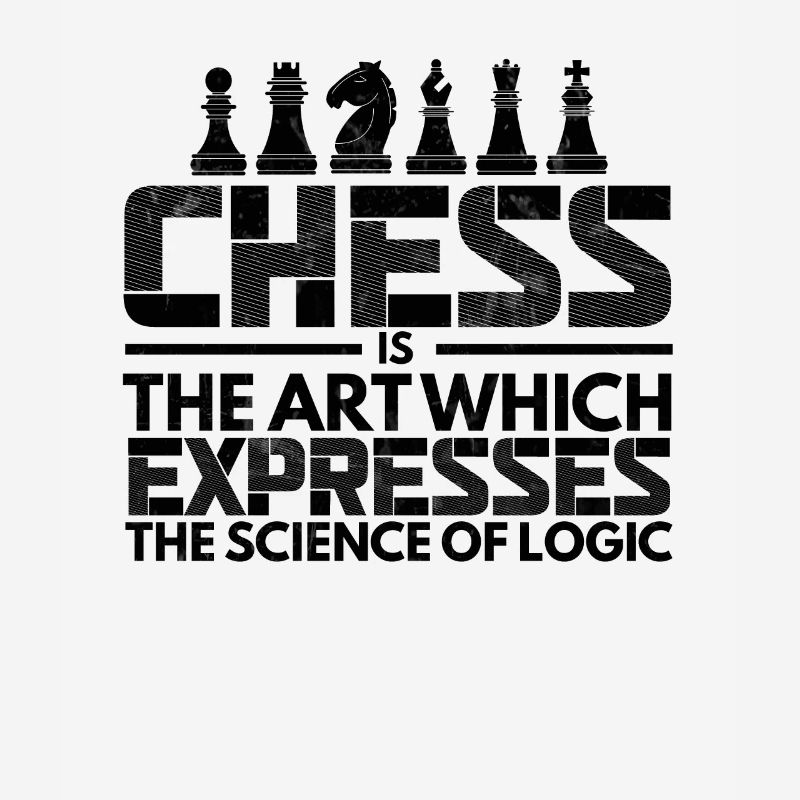 Chess Art Expresses Science Logic Chess Master
