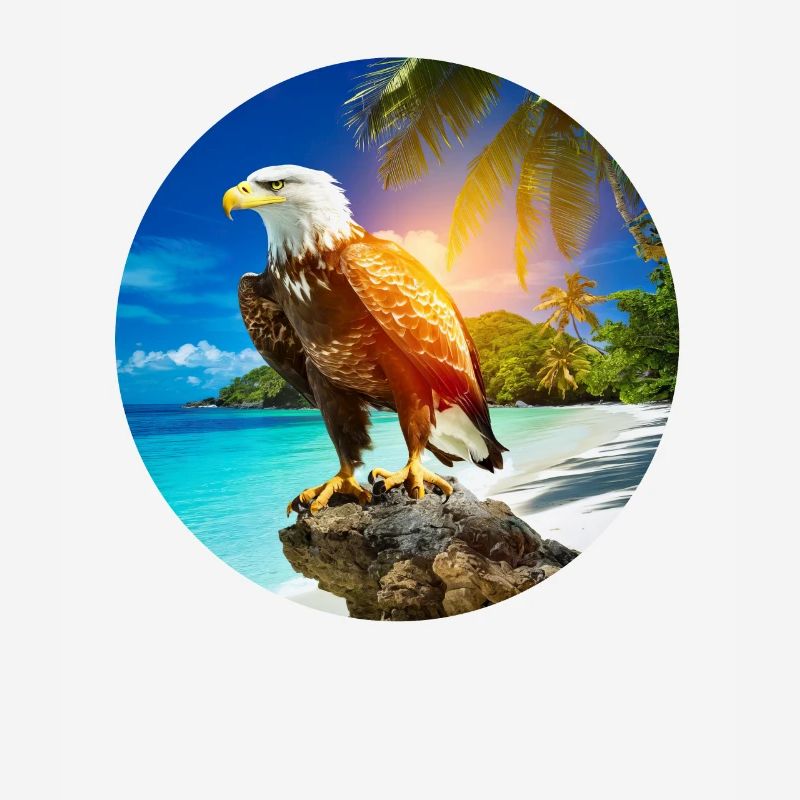 Eagle à Eagle Beach Aruba vacances d’été