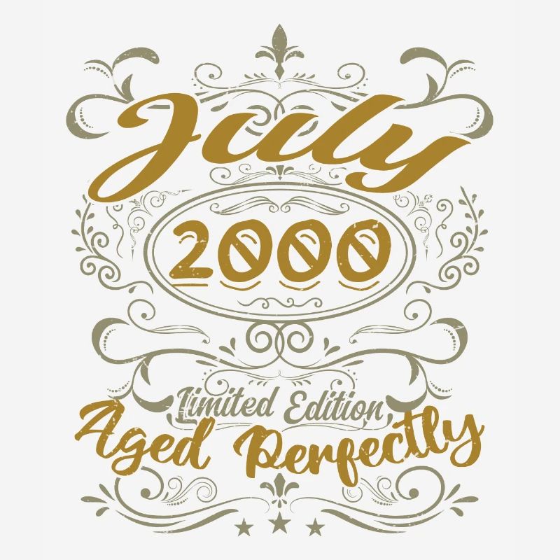 July 2000 Birthday July 2000 Gift 2000