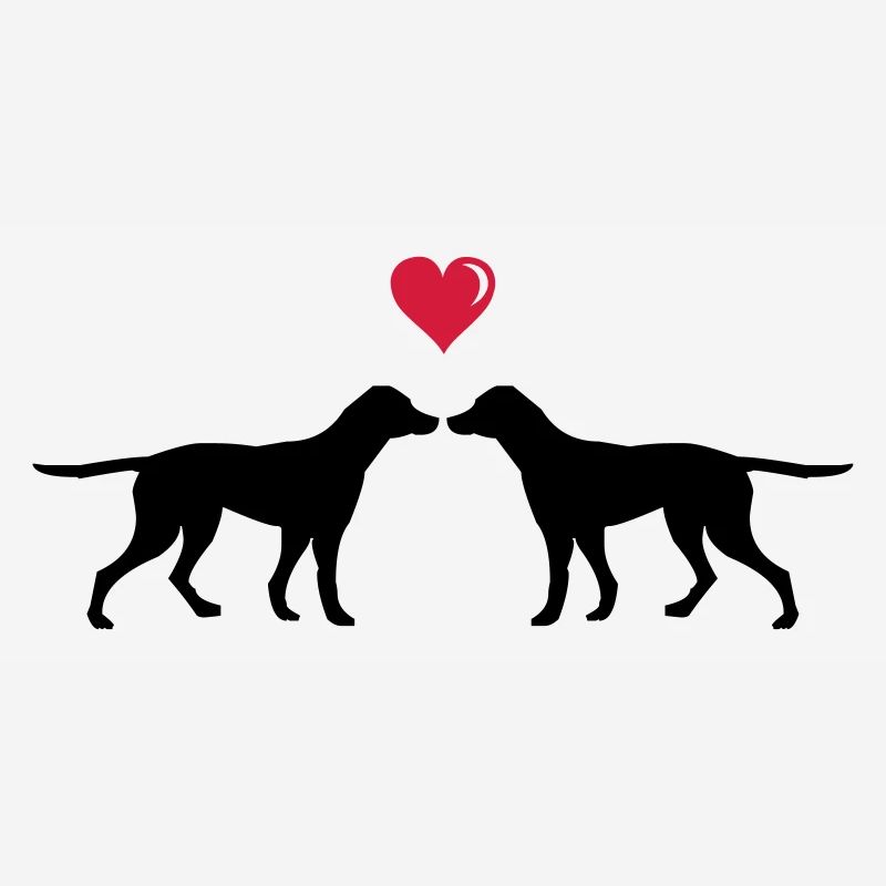 chiens amoureux