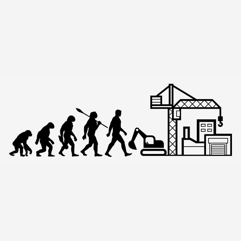 Evolution - Chantier de construction - Ouvrier de la construction