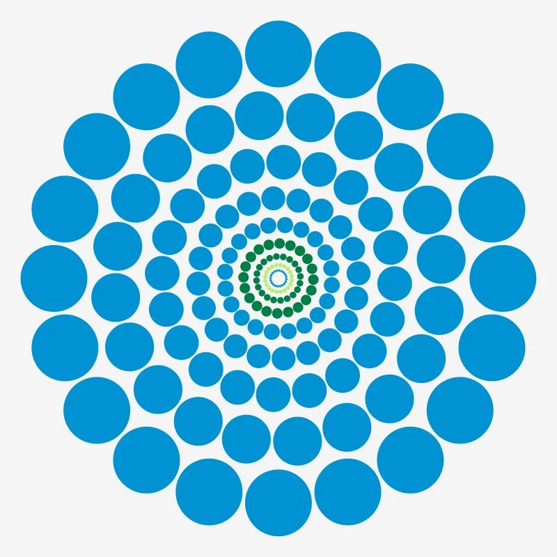 Circle Pattern Art Abstract Magical Gift Cool