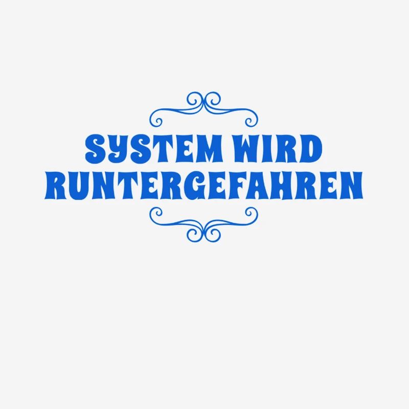 System wird heruntergefahren