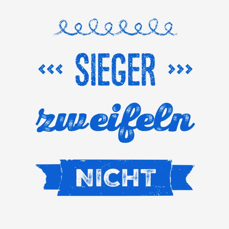 vor dir steht ein Sieger