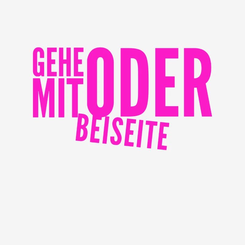 kommst du mit oder nicht?