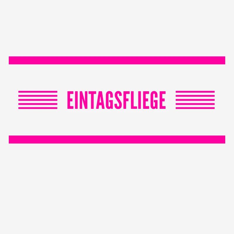 vor dir steht eine Eintagsfliege