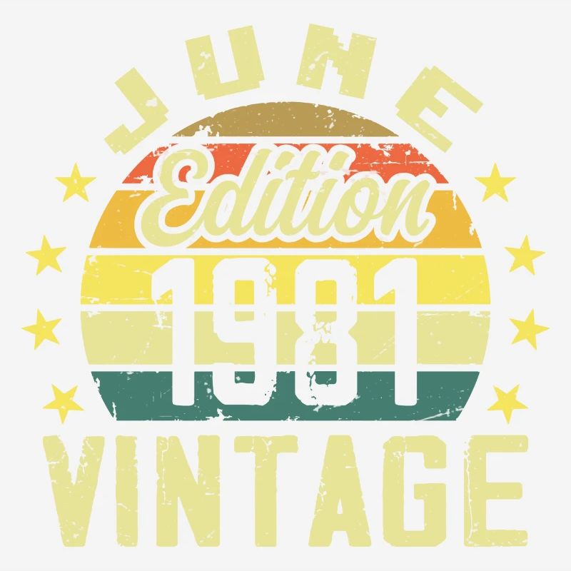 Juni 1981 Juni Retro Geburtstagsgeschenk Juni 1981