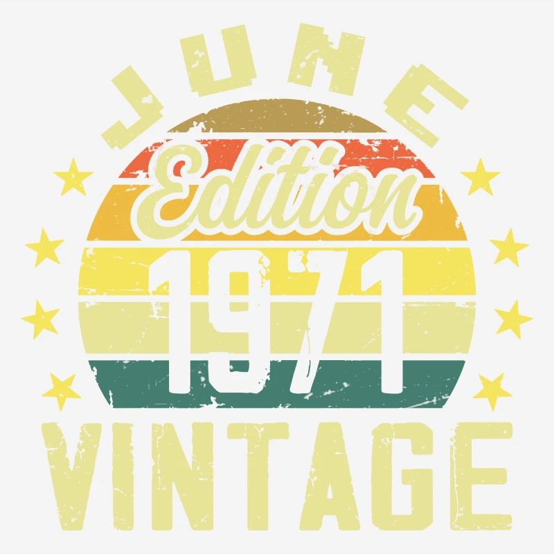 Juni 1971 Juni Retro Juni 1971 Geburtstagsgeschenk