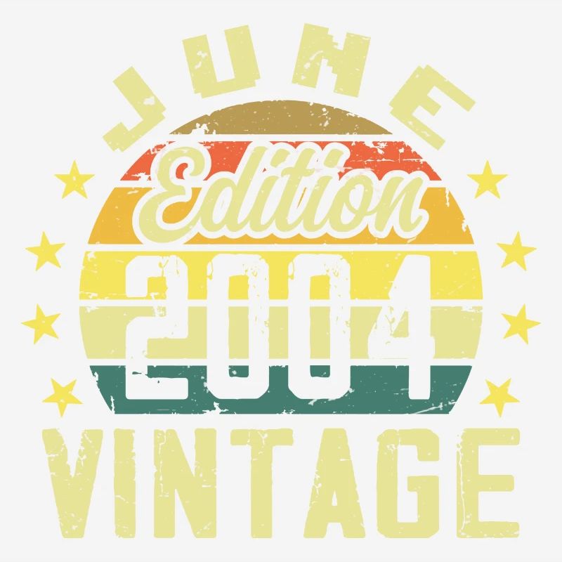 Juni 2004 Juni Retro Geburtstagsgeschenk Juni 2004