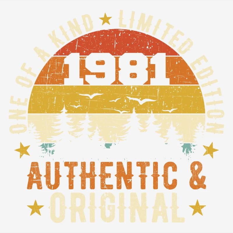 Original 1981 Birthday Gift 1981 Authentic