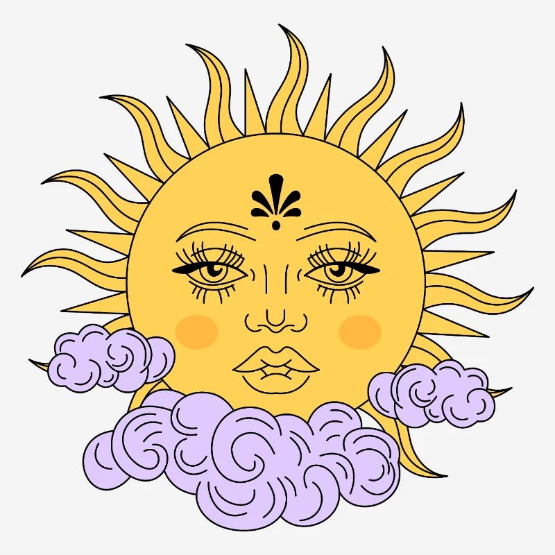 Clouds and sun