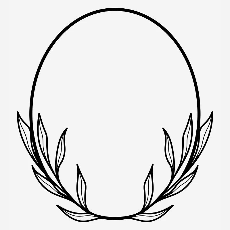 Willow leaf Boho Floral Wreath