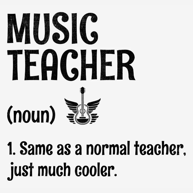Professeur de musique identique à un professeur normal, juste beaucoup C