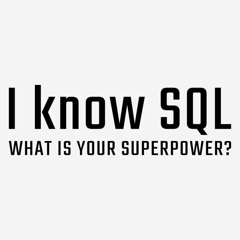 Je connais SQL