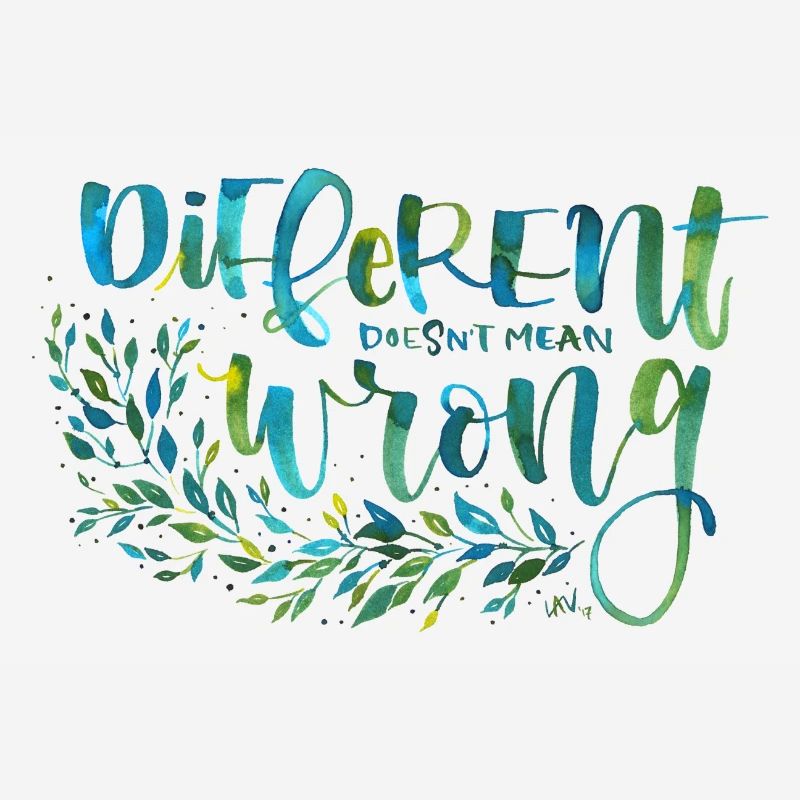 Different, not wrong