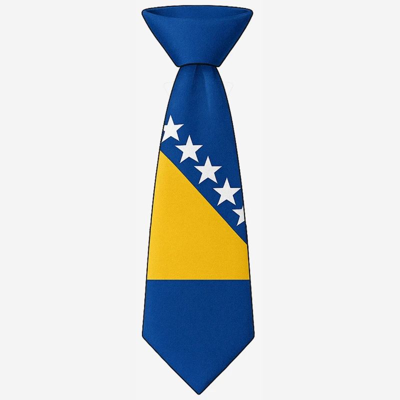 Cravate Bosnie – Conception du drapeau